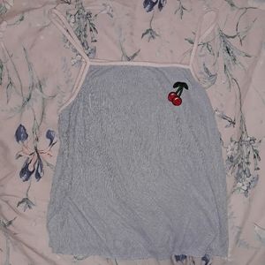 Hot Topic Cherry Crop Top